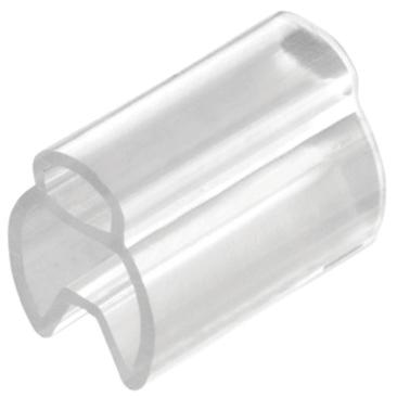 WEI TM 205/12 V0 Leitermarkierer, LxB: 12 x 14 mm, PVC, t ransparent