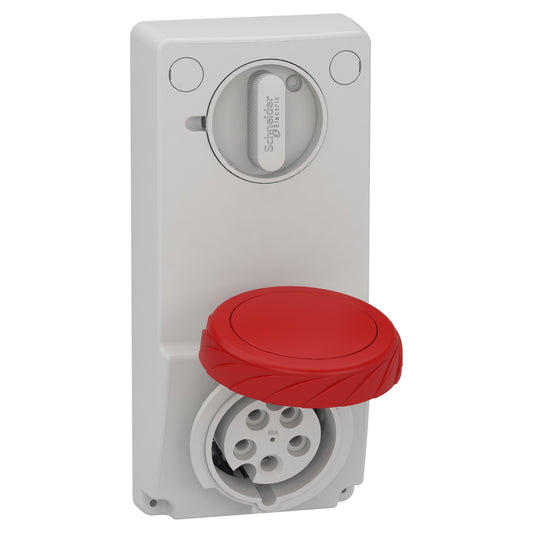 SE 82086 Anbausteckdose Verrieg. Ip65 16A 400V 5P