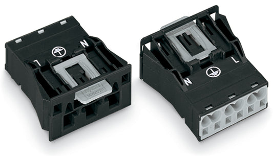 WAGO 770-713 Stecker 0,5-4 qmm schwarz