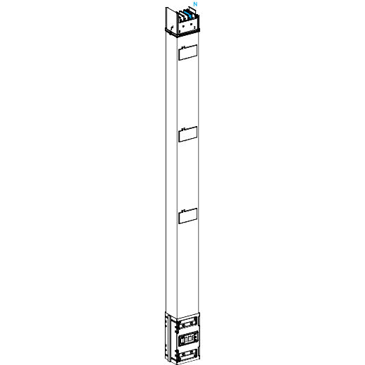 SE KSA1000EV4203 Steigleitungsschienenkasten 1000A 3 Abg. 2m