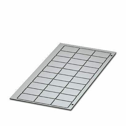 PHO GPE 27X18SR/R Kunststoffschilderplatte 27x18mm si