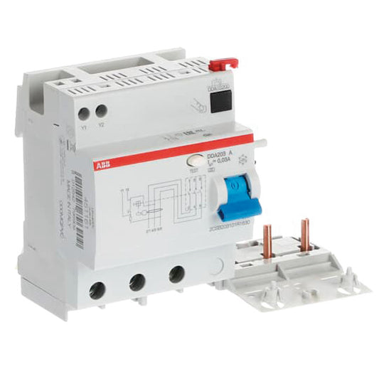 ABB DDA203A-63/0,03 FI-Block für S203 3-polig Typ A 63A 30mA