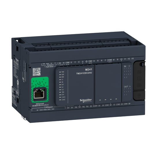 SE TM241CEC24R SPS-Steuerung M241 Ethernet/CAN/2x seriell 14 dig. Ein./10 dig. A