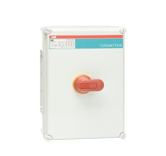 ABB OT125GFCC3A Sicherheitsschalter 3-polig 55 kW 400V m. rot-gelbem Griff