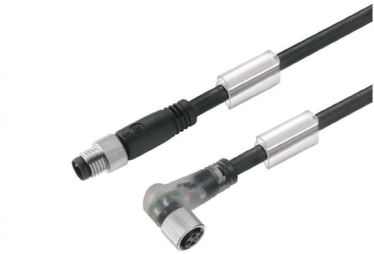 WEI SAIL-M8GM8W-4L10U Sensor/Aktor-Leitung, Verbindungsleitung , LED: Ja, 10.00