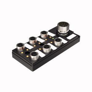 TURC TB-6M12-4P2-CS12T Passiver Aktuator-/Sensor-Verteiler M12 x 1 6-fach, mit M