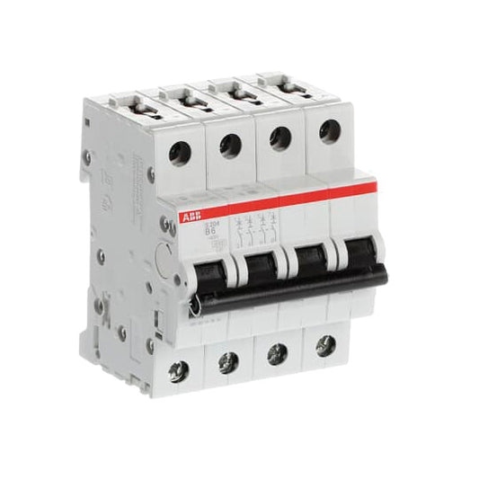 ABB S204-B6 Sicherungsautomat B-Char.,6kA,6A,4P