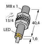 TURC BI2-EG08-AP6X/S100 Induktiver Sensor mit erweitertem Temperaturbereich