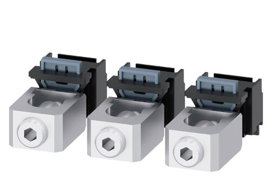 SIEM 3VA9133-0JD11 Rundleiteranschlussklemme CU 3 Stück Zubehör für: 3VA4/5 125