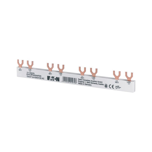 MOE EVG-2PHAS/4AFDD busbar Phasenschiene 1ph. 10qmm Gabel 12TE nicht kürzbar f.4