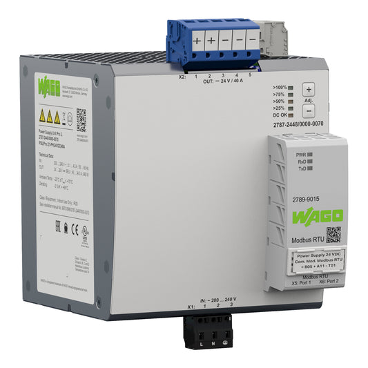 WAGO 2787-2448/000-070 Stromversorgung, Pro 2, 1-phasig, Ausgangsspannung DC 24V