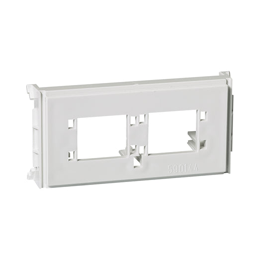 SE 5971873 MONTAGEPLATTE 2XREICHLE & DM-BU. RJ45 R9010