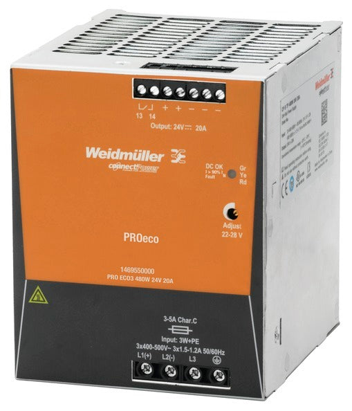WEI PRO ECO3 480W 24V 20 A Stromversorgung Schaltnetzgerät 2