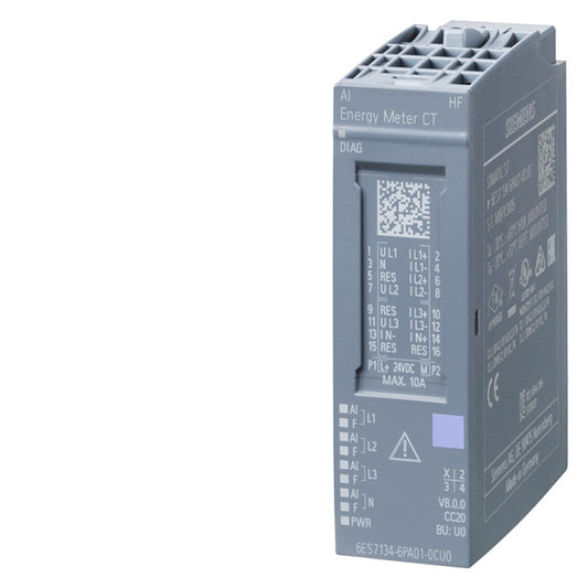 SIEM 6ES7134-6PA01-0CU0 SIMATIC ET 200SP AI Energy Meter CT HF