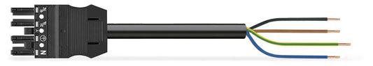 WAGO 771-9994/106-401 Anschlussleitung schwarz 4x1,5qmm L=4m