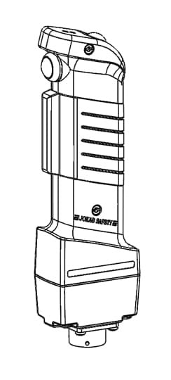 ABB JSHD4-2-AK 3-Stellungs-Zustimmschalter mit LEDs, Zusatztaster vorne und oben
