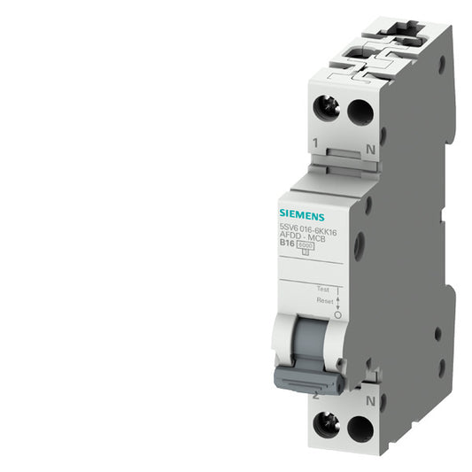 SIEM 5SV6016-6GV10 AFDD/MCB 6kA B10 1+N 1TE Grossverpackung 12 Stück