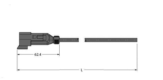 TURC DT04-3PG-A-2/TXL Deutsch Ventilsteckverbinder DT04, Anschlussleitung