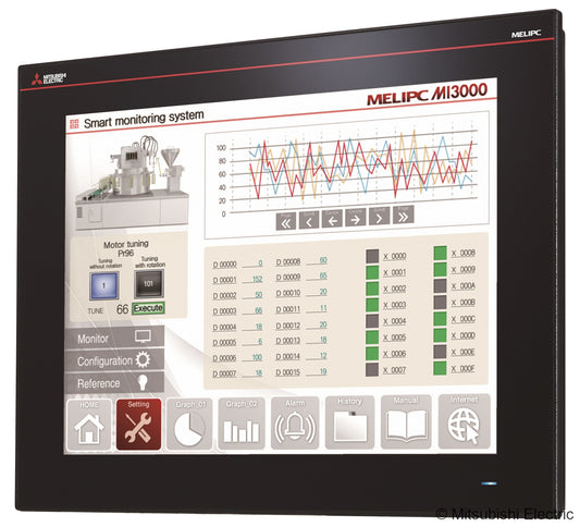 MIT MI3315G-W MELIPC MI3000,Win10IoT,PCAP,DC,15" XGA,16,77M Farben,RS-232/422/48