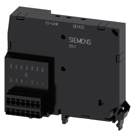 SIEM 3SU1400-2HM10-6AA0 Elektronikmodul für IO-Link, schwarz, 8 Ein- / Ausgänge,