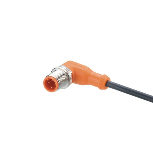 IFM EVC079 Kabelstecker abgewinkelt M12 4-polig AC/DC silikon/-halogenfrei