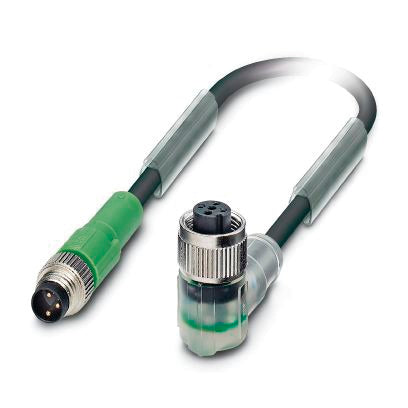 PHO SAC-3P-M 8MS/ 3,0-PUR/M12FR-2L Sensor-/Aktor-Kabel