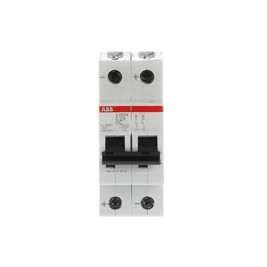 ABB LS S202M-C25UC Sicherungsautomat C-Char., 10kA, 25A, 2P LS S202M-C25UC