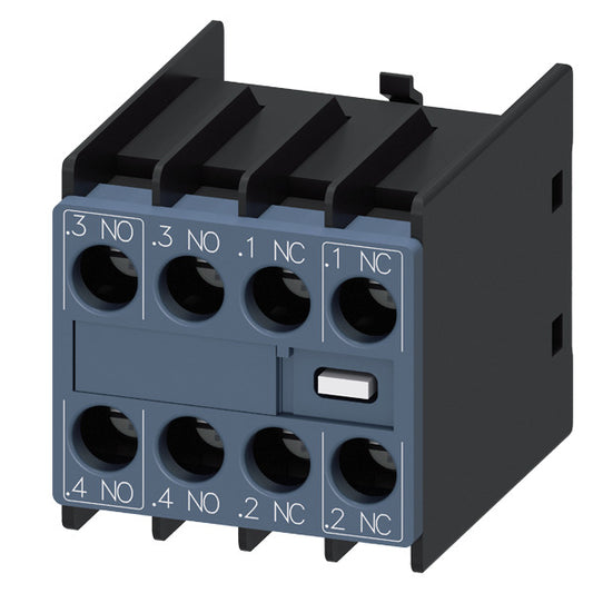 SIEM 3RH2911-1NE22 Hilfsschalter frontseitig, 2S+2Ö, Strombahn 1S, 1S, 1Ö, 1Ö