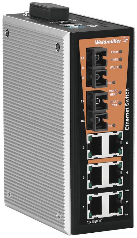 WEI IE-SW-VL08MT-6TX-2SC Netzwerk-Switch