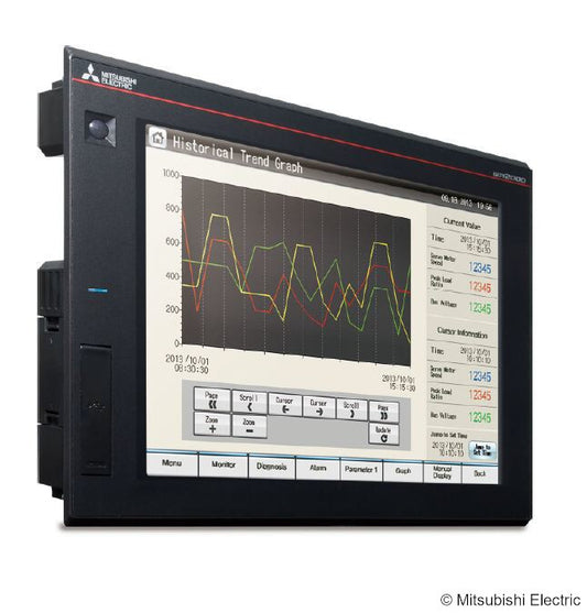 MIT GT2712-STBD 12,1"TFT, DC, SVGA, 65k Farben, USB, Ethernet, SD, schwarz
