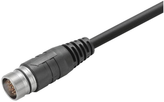 WEI SAIS-M23-12P-ST-1,0M Sensor/Aktor-Leitung, einseitig offen, L ED: Nein, 1.00