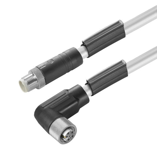 WEI SAIL-M12GM12W-L-5.0PGR Sensor-Aktor-Leitung, Verbindungsleitung, M12 / M12,