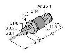 TURC TP-103A-G1/8-H1141-L013 Temperaturerfassung Fühler