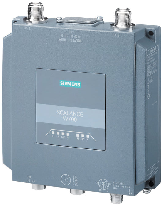 SIEM 6GK5766-1GE00-3DA0 IWLAN Client, SCALANCE WUM766-1 1 Radio, 2,4/5 GHz, 2 N-