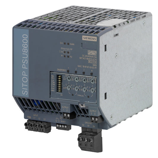 SIEM 6EP3437-8MB10-2CY0 SITOP PSU8600 3AC 40A/4x10A EIP Geregelte Stromversorgun