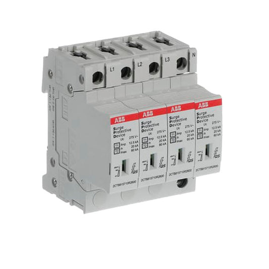 ABB OVR T1-T2 4L 12.5- 275s P QS SPD Kombi T1+2 12,5kA pro Pol, TNS 4P OVR T1-T2