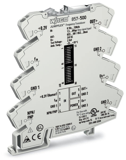 WAGO 857-500 JUMPFLEX®-Messumformer Frequenzmessumformer 0,1