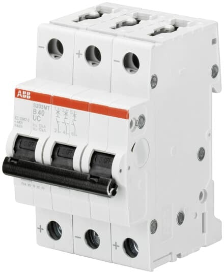 ABB S203MT-C63UC Sicherungsautomat C-Char., 10kA, 63A, 3P 2CDS273065R0634