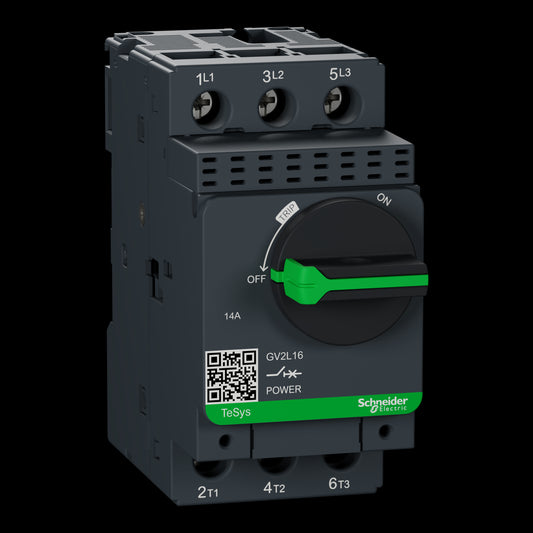 SE GV2L16 Motorschutzschalter 14A 400V 5,5kW 3-polig