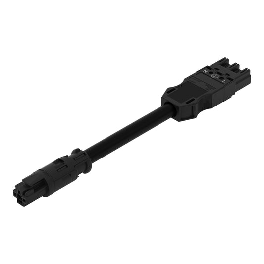 WAGO 774-9993/1507-701 Übergangsleitung Buchse RD - Stecker MIDI 3-polig, schwar