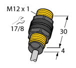 TURC BI2-P12-Y1/S100 Induktiver Sensor mit erweitertem Temperaturbereich KEMA 02