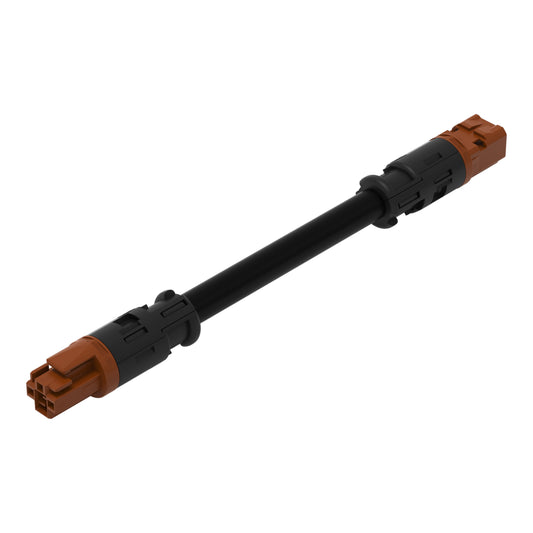 WAGO 774-9973/016-605 Verbindungsleitung Buchse Stecker 3-polig braun