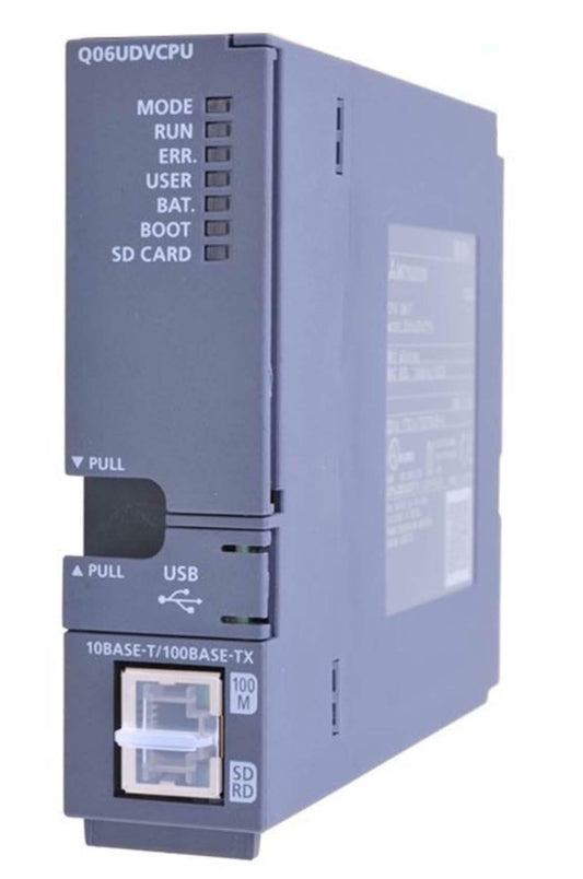 MIT Q06UDVCPU SPS SystemQ iQ CPU-Modul,4096 EA,1.9 ns/log.Anw.,60k-Schritte,Ethe