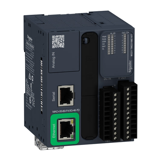 SE TM221ME16T SPS-Steuerung M221M Ethernet/seriell 2 analog Ein.8 dig. Ein.8 dig