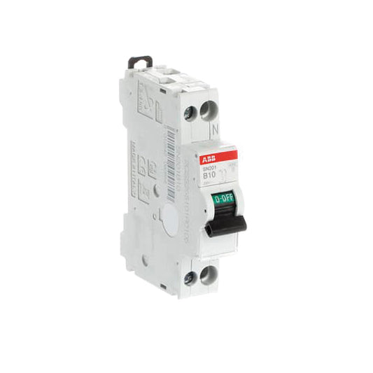 ABB SN201-B10 SN201-B10 Sicherungsautomat B-Char., 6 kA, 10 A, 1P+N Neutralleite