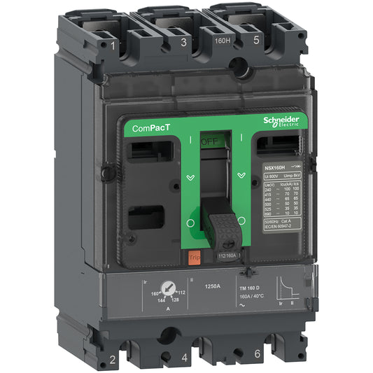 SE C10B3TM032 Kompaktleistungsschalter ComPacT NSX100B mit TM32D 3P3D 22-32A, 25