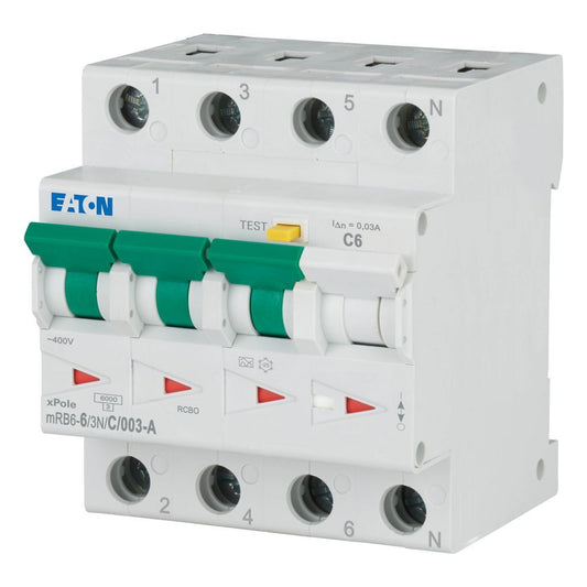 MOE mRB6-6/3N/C/003-A Fi/LS-Schalter 6A C-Char 30mA