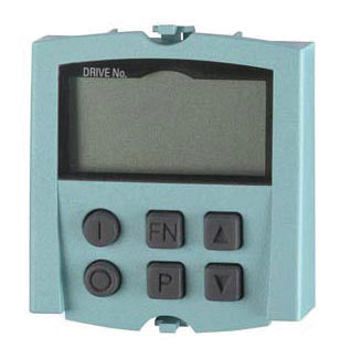 SIEM 6SL30550AA004BA0 SINAMICS S120 Bedienteil 2-zeilig