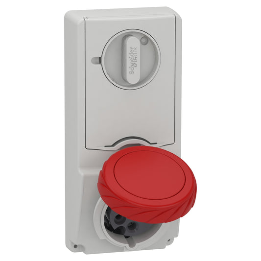 SE 82186 Anbausteckdose Verrieg. Ip65 16A 400V 5P