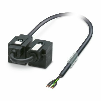 PHO SAC-10,0/0,2-116/2XA-1L-Z Sensor-/Aktor-Kabel 4p PUR/PVC sw L:10m